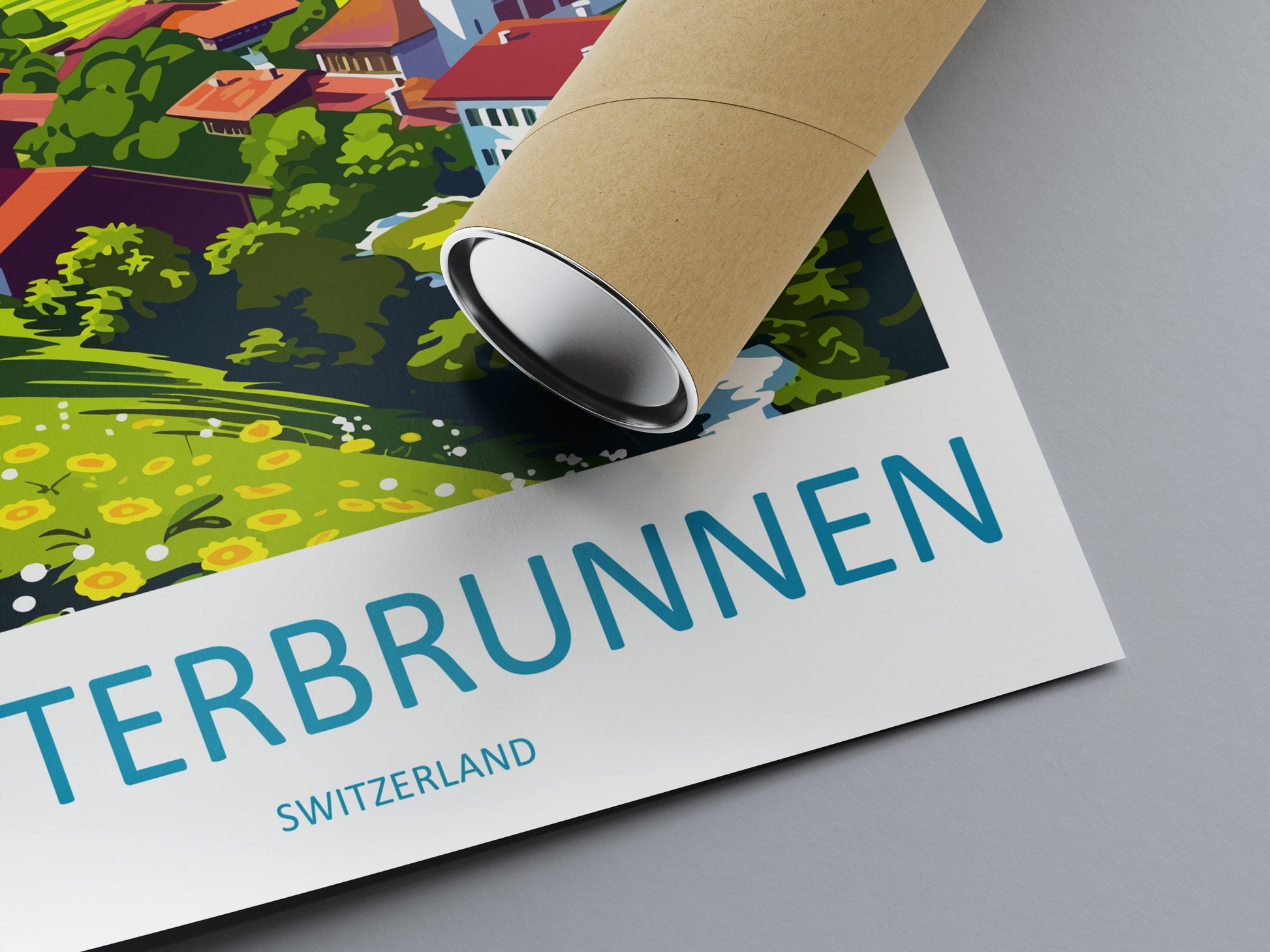 Lauterbrunnen Print Lauterbrunnen Home Décor Switzerland Art Print Lauterbrunnen Wall Print For Switzerland Gift Wall Hanging Switzerland