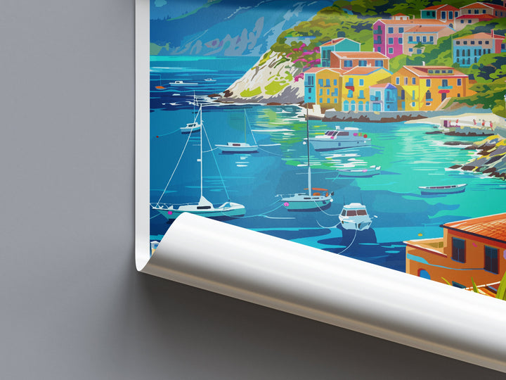 Kefalonia Travel Print Wall Art Kefalonia Greece Wall Hanging Home Decoration Kefalonia Gift Art Lovers Wall Art Print Kefalonia Wall Décor
