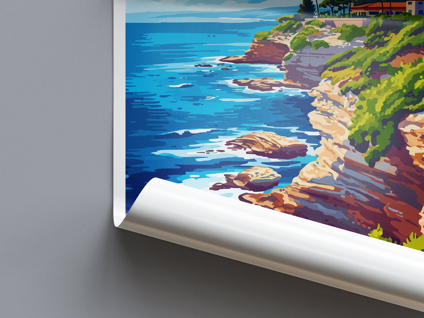 La Jolla Cove Travel Print Wall Art La Jolla Cove Wall Hanging Home Décor La Jolla Cove Gift Art Lovers California Art Lover Gift