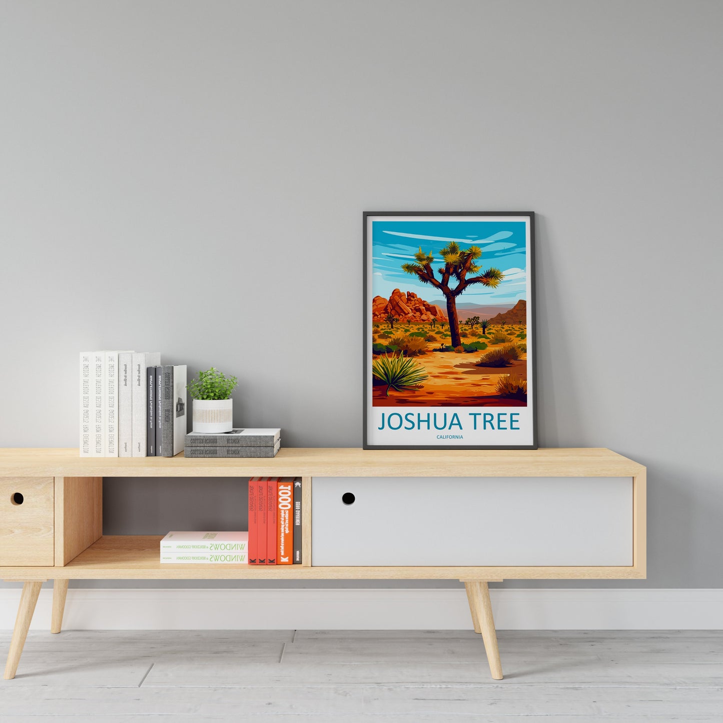 Joshua Tree National Park Travel Print Wall Art Joshua Tree Wall Hanging Home Décor Joshua Tree Gift Art Lovers California Art Lover Gift