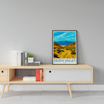 Death Valley National Park Travel Print Wall Art Death Valley Wall Hanging Home Décor Death Valley Gift Art Lovers California Art Lover Gift