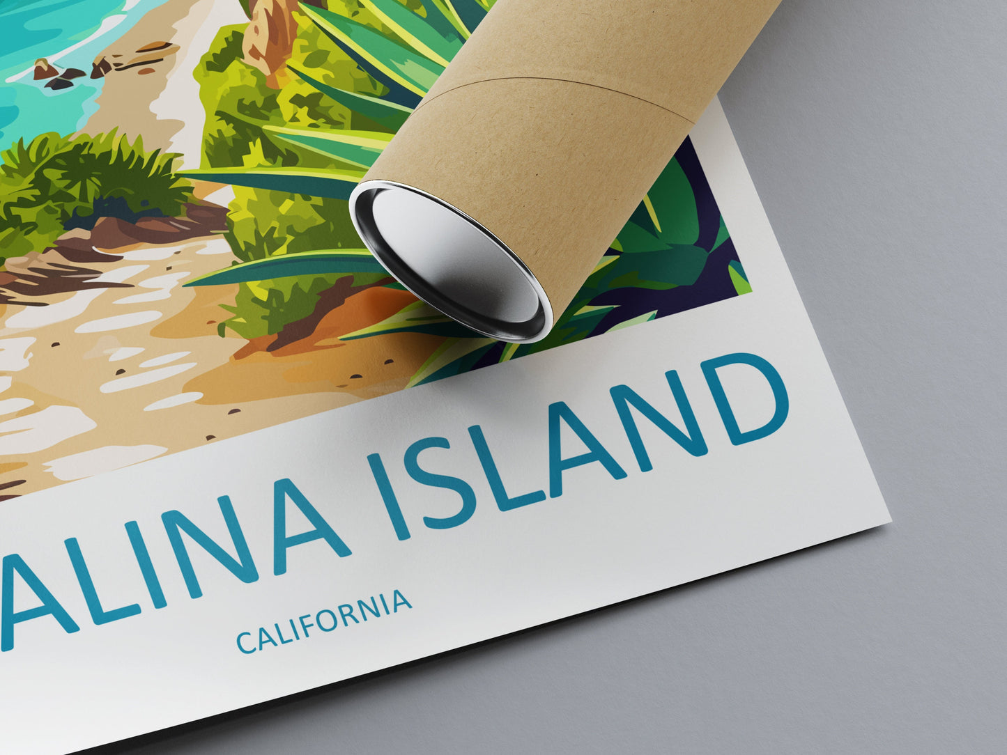 Catalina Island Travel Print Wall Art Catalina Island Wall Hanging Home Décor Catalina Island Gift Art Lovers California Art Lover Gift