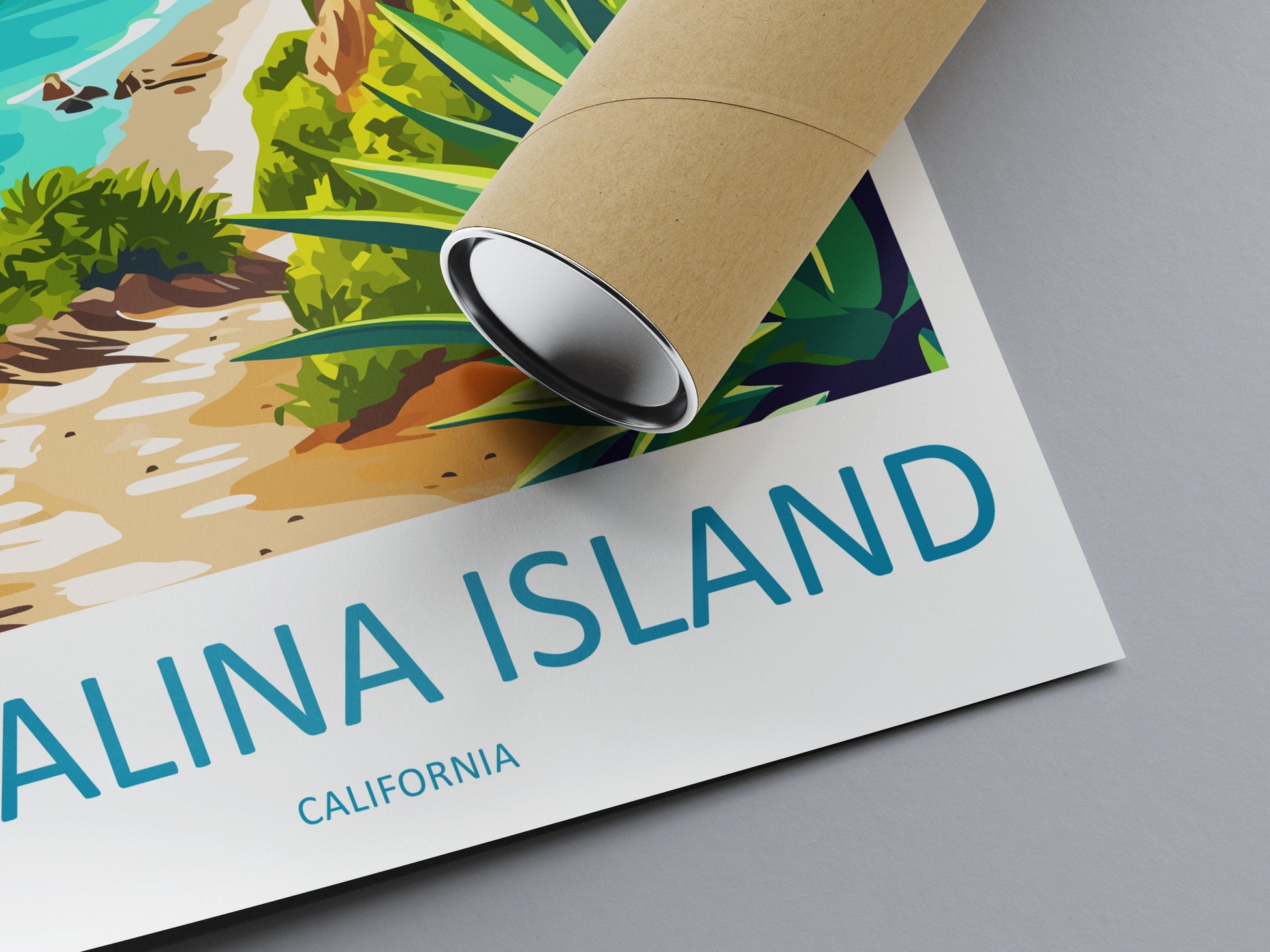 Catalina Island Travel Print Wall Art Catalina Island Wall Hanging Home Décor Catalina Island Gift Art Lovers California Art Lover Gift