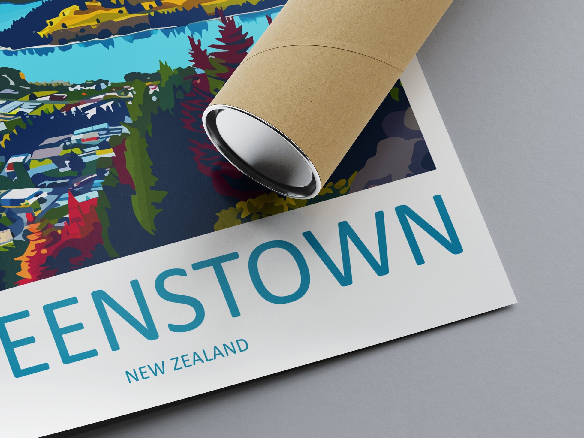 Queenstown Travel Print Wall Art Queenstown Wall Hanging Home Décor Queenstown Gift Art Lovers New Zealand Art Lover Gift Print Queenstown