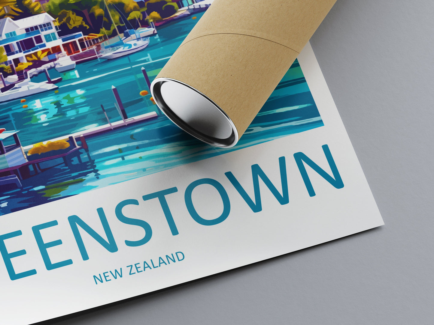 Queenstown Travel Print Wall Art Queenstown Wall Hanging Home Décor Queenstown Gift Art Lovers New Zealand Art Lover Gift Print Queenstown