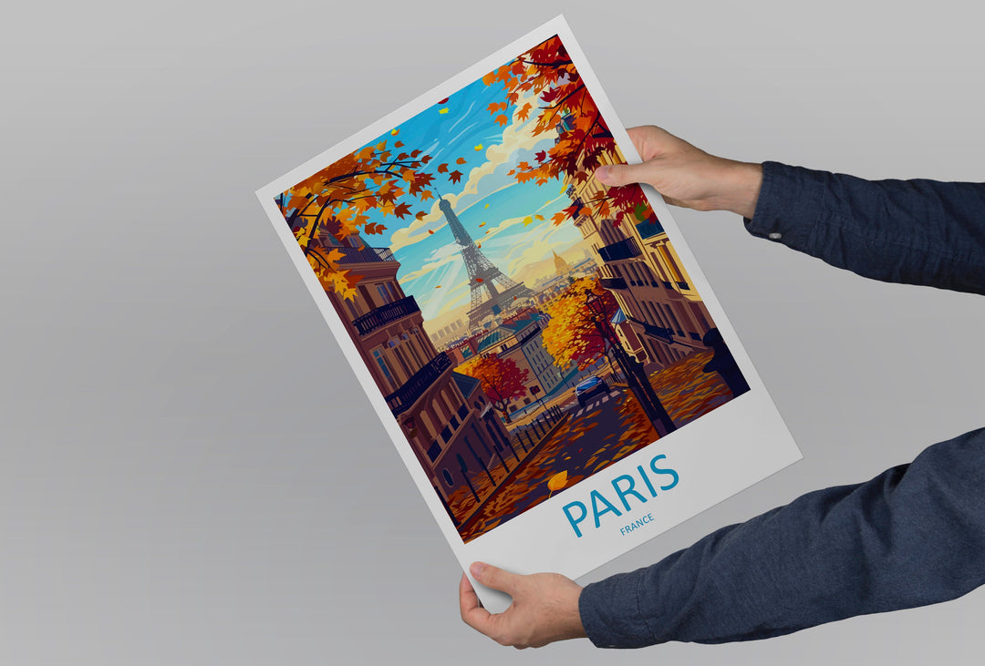 Paris Travel Print Wall Art Paris Wall Hanging Home Décor Paris Gift Art Lovers France Art Lover Gift Paris Print France Wall Art Décor