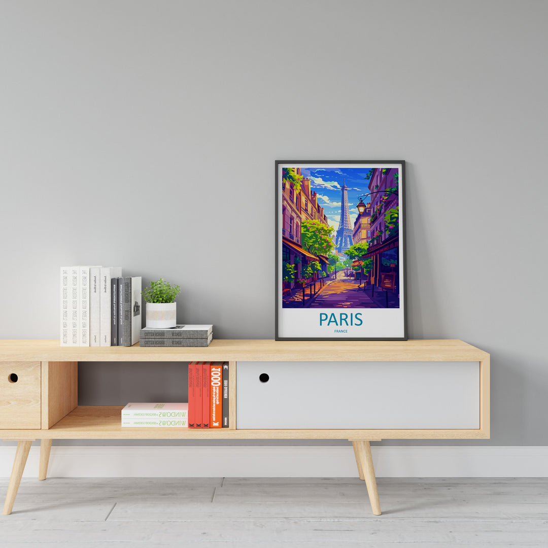 Paris Travel Print Wall Art Paris Wall Hanging Home Décor Paris Gift Art Lovers France Art Lover Gift Paris Print France Wall Art Décor