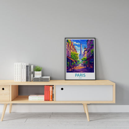 Paris Travel Print Wall Art Paris Wall Hanging Home Décor Paris Gift Art Lovers France Art Lover Gift Paris Print France Wall Art Décor