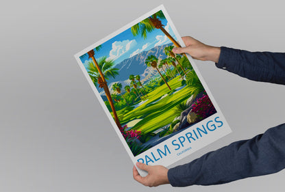 Palm Springs Travel Print Wall Art Palm Springs Wall Hanging Home Décor Palm Springs Gift Art Lovers California Art Lover Gift Palm Springs