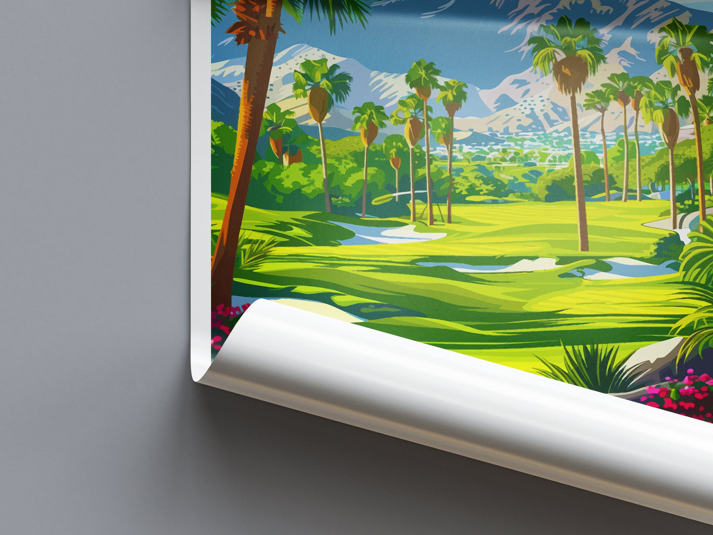 Palm Springs Travel Print Wall Art Palm Springs Wall Hanging Home Décor Palm Springs Gift Art Lovers California Art Lover Gift Palm Springs