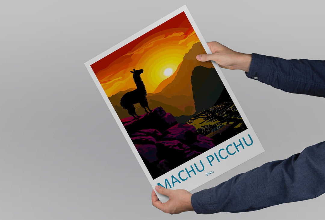 Machu Picchu Travel Print Wall Art Machu Picchu Wall Hanging Home Décor Machu Picchu Gift Art Lovers Peru Art Lover Gift Peru