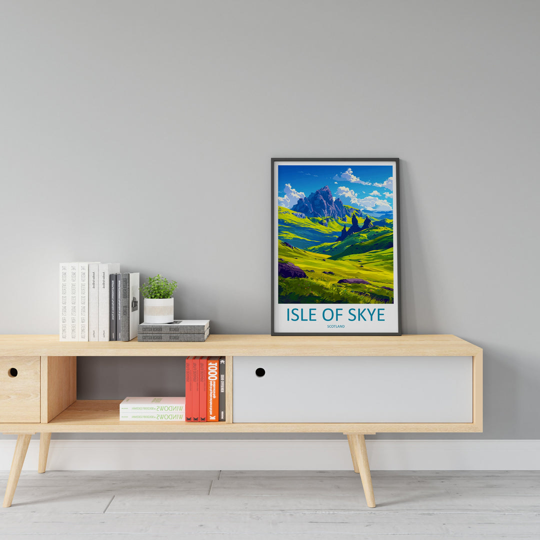 Isle of Skye Print Isle of Skye Home Decor Landscape Art Print The Storr Wall Art for Scotland Enthusiast Gift Wall Hanging Isle of Skye