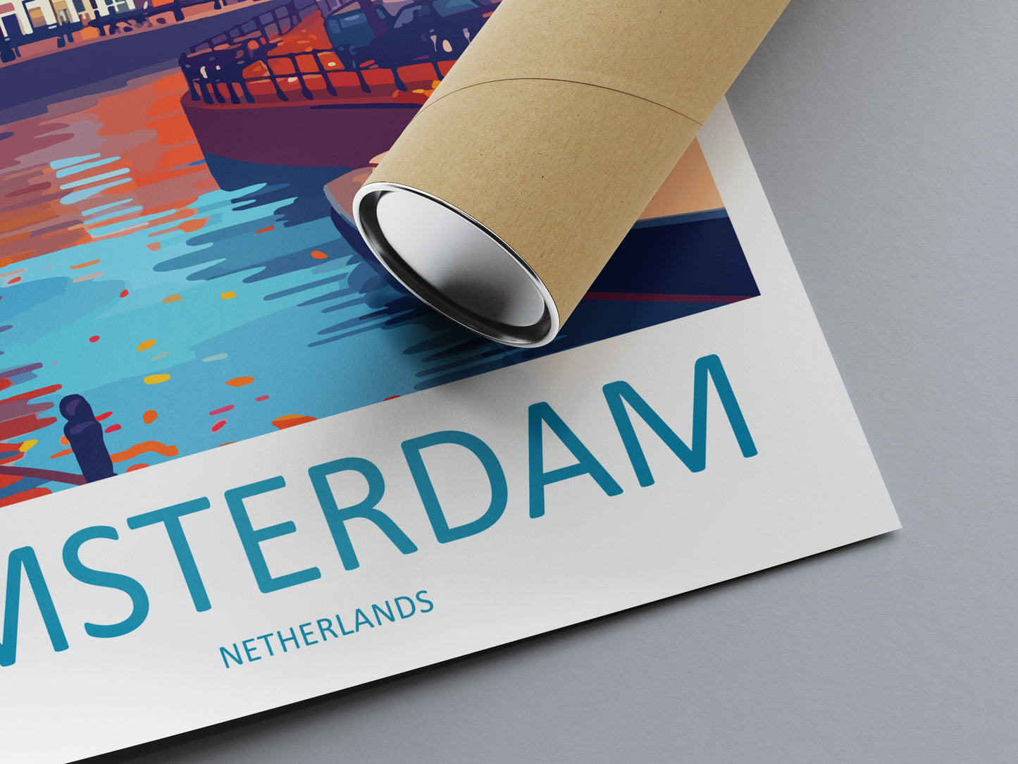 Amsterdam Travel Print Wall Art Amsterdam Wall Hanging Home Décor Amsterdam Gift Art Lovers Netherlands Art Lover Gift Amsterdam Decor