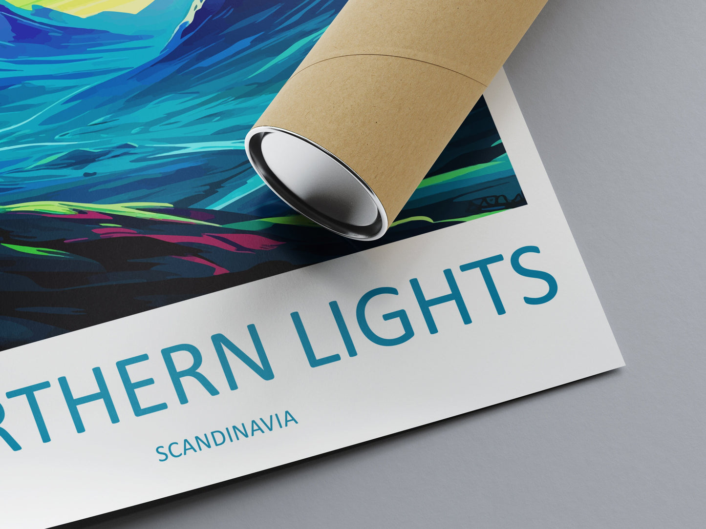 Northern Lights Travel Print Wall Art Aurora Borealis Wall Hanging Home Décor Aurora Borealis Gift Art Lovers Iceland Art Lover Gift Decor