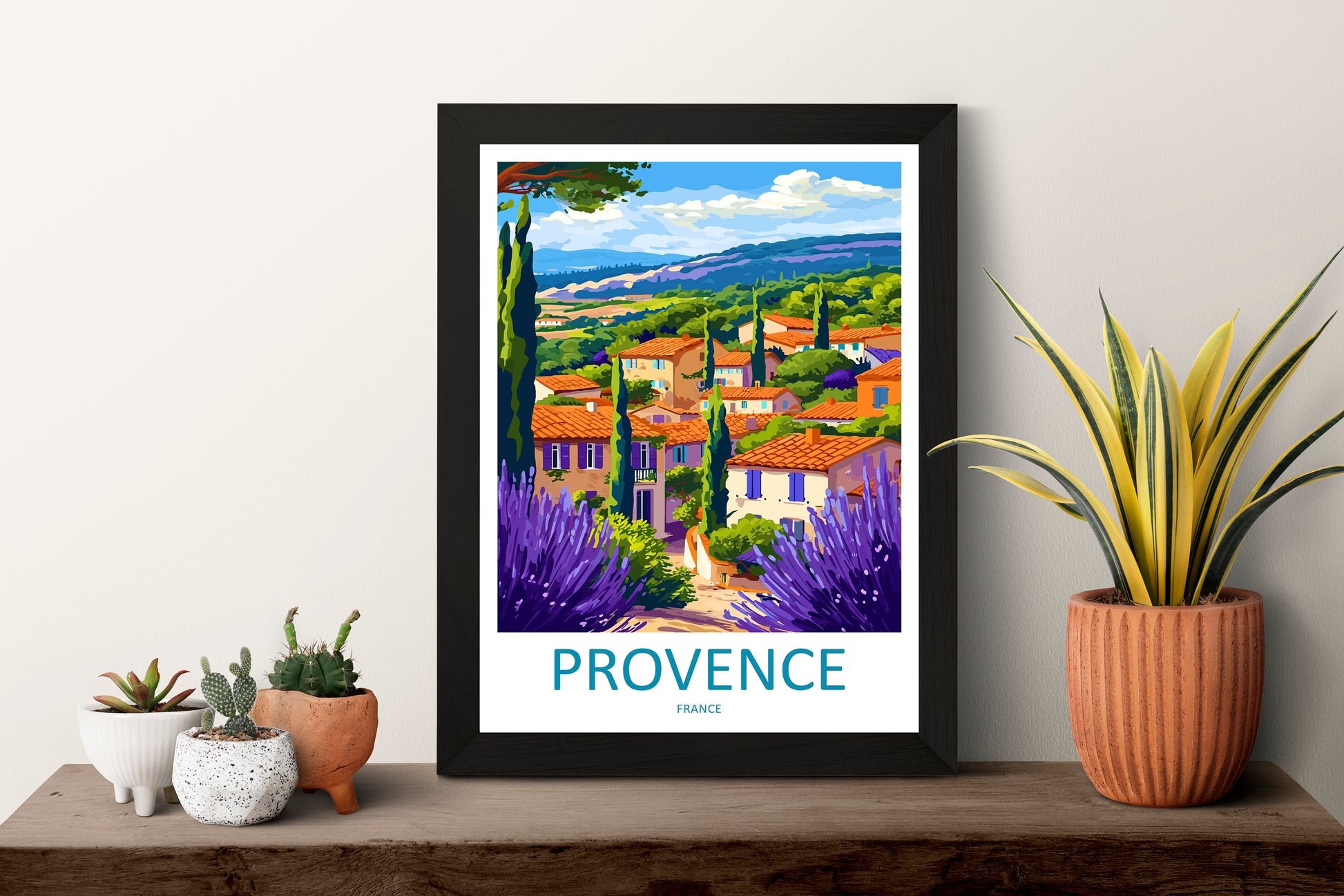 Provence Travel Print Wall Art Provence Wall Hanging Home Décor Provence Gift Art Lovers France Art Lover Gift Provence Art Provence Art