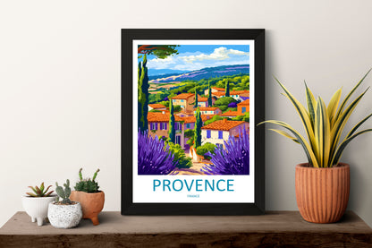 Provence Travel Print Wall Art Provence Wall Hanging Home Décor Provence Gift Art Lovers France Art Lover Gift Provence Art Provence Art