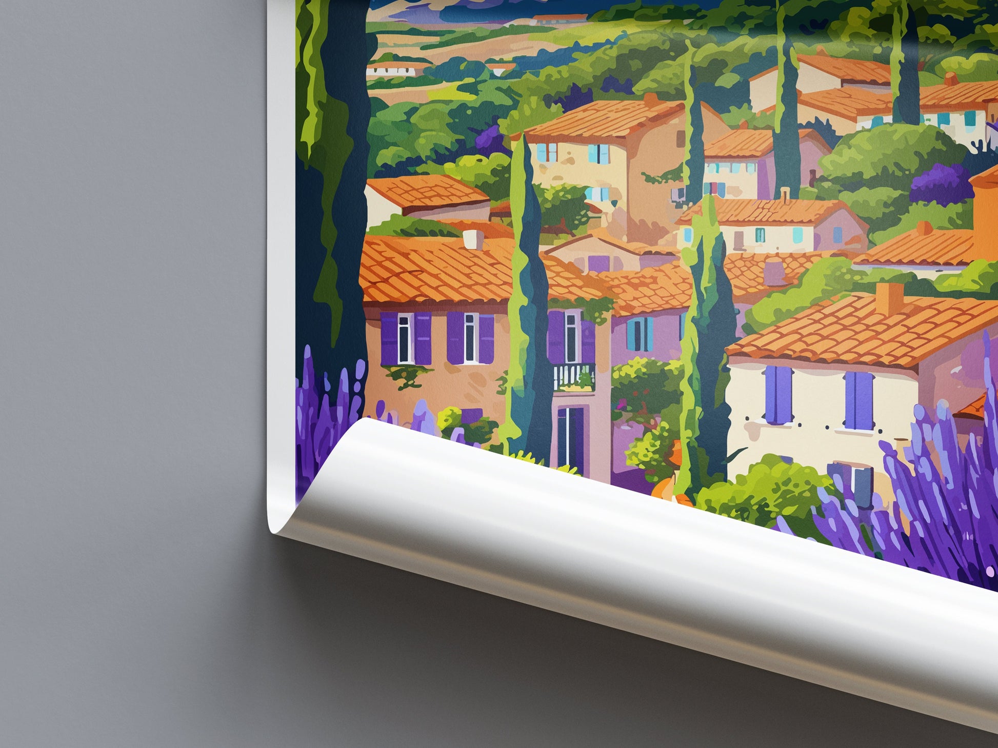 Provence Travel Print Wall Art Provence Wall Hanging Home Décor Provence Gift Art Lovers France Art Lover Gift Provence Art Provence Art