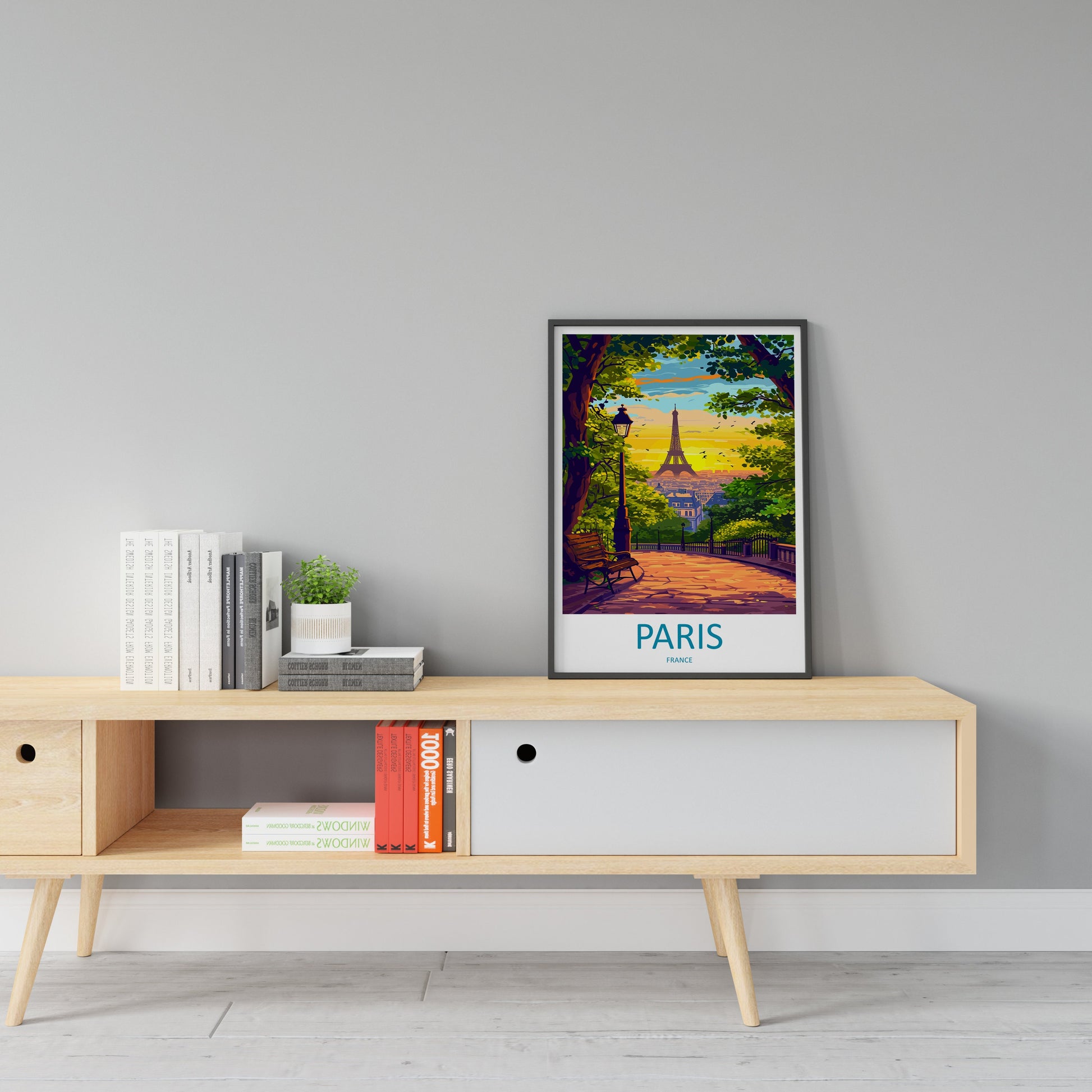 Paris Travel Print Wall Art Paris Wall Hanging Home Décor Paris Gift Art Lovers France Art Lover Gift Paris Print France Wall Art Décor