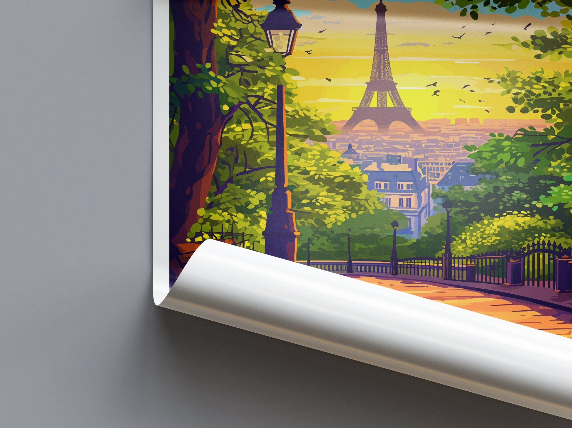 Paris Travel Print Wall Art Paris Wall Hanging Home Décor Paris Gift Art Lovers France Art Lover Gift Paris Print France Wall Art Décor