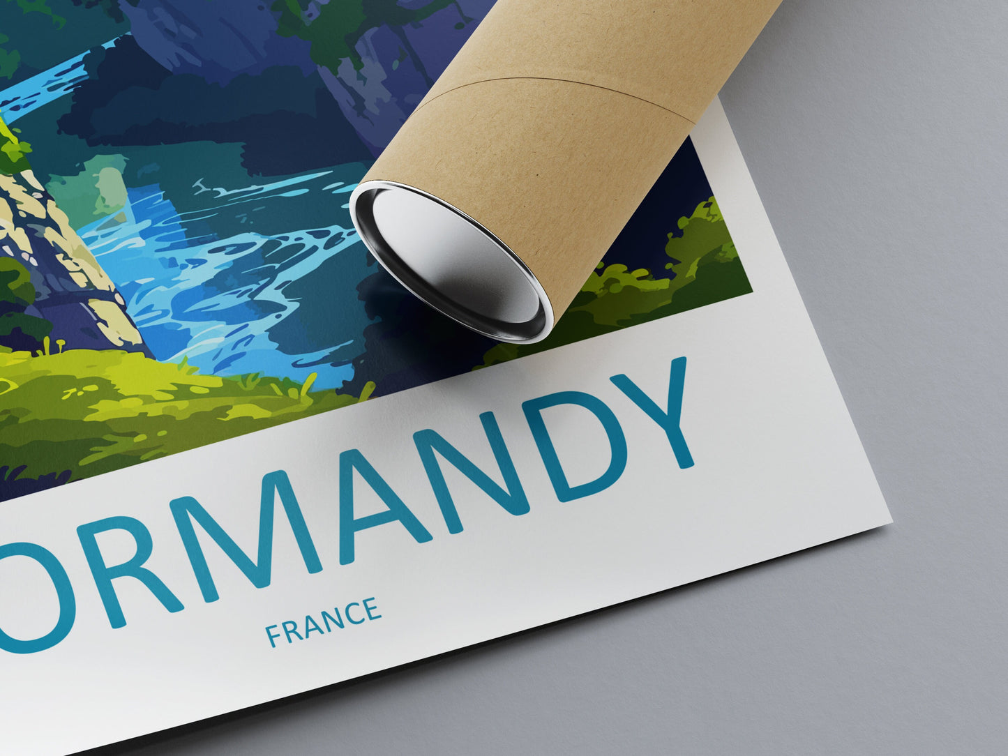 Normandy Travel Print Wall Art Normandy Wall Hanging Home Décor Normandy Gift Art Lovers France Art Lover Gift Normandy Print France Artwork