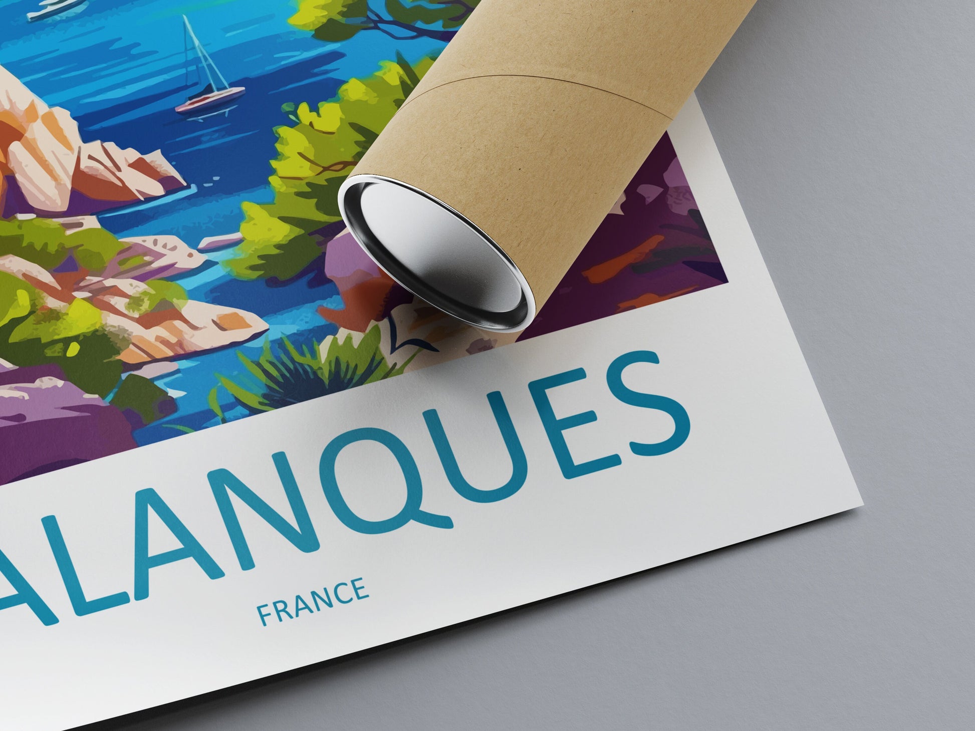 Calanques Travel Print Wall Art Calanques France Wall Hanging Home Decoration Calanques Gift Art Lovers Wall Art Print Calanques Wall Ar