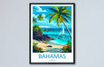 Bahamas Travel Print Wall Art Bahamas Wall Hanging Home Décor Bahamas Gift Art Lovers Wall Art Caribbean Travel Print Bahamas Decor