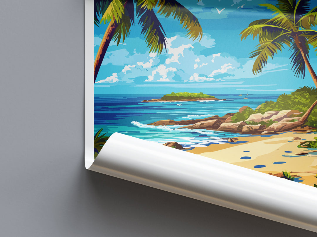 Bahamas Travel Print Wall Art Bahamas Wall Hanging Home Décor Bahamas Gift Art Lovers Wall Art Caribbean Travel Print Bahamas Decor