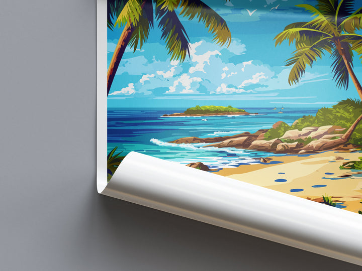 Bahamas Travel Print Wall Art Bahamas Wall Hanging Home Décor Bahamas Gift Art Lovers Wall Art Caribbean Travel Print Bahamas Decor