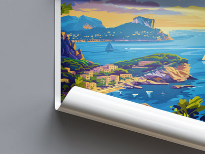 Ibiza Travel Print Wall Art Ibiza Wall Hanging Home Décor Ibiza Gift Art Lovers Spain Art Lover Gift Ibiza Wall Décor Ibiza Spain Print