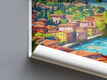 Verona Travel Print Wall Art Verona Italy Wall Hanging Home Decoration Verona Gift Art Lovers Wall Art Print Verona Italy Wall Art Poster