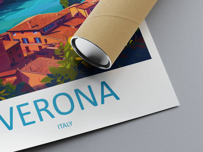 Verona Travel Print Wall Art Verona Italy Wall Hanging Home Decoration Verona Gift Art Lovers Wall Art Print Verona Italy Wall Art Poster