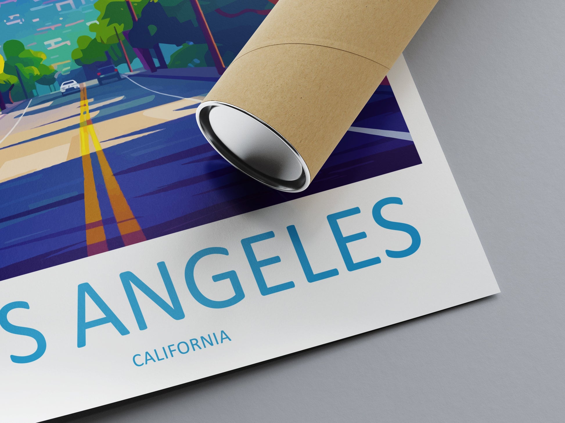 Los Angeles Travel Print Wall Art Los Angeles Wall Hanging Home Décor Los Angeles Gift Art Lovers California Art Lover Gift Los Angeles Deco