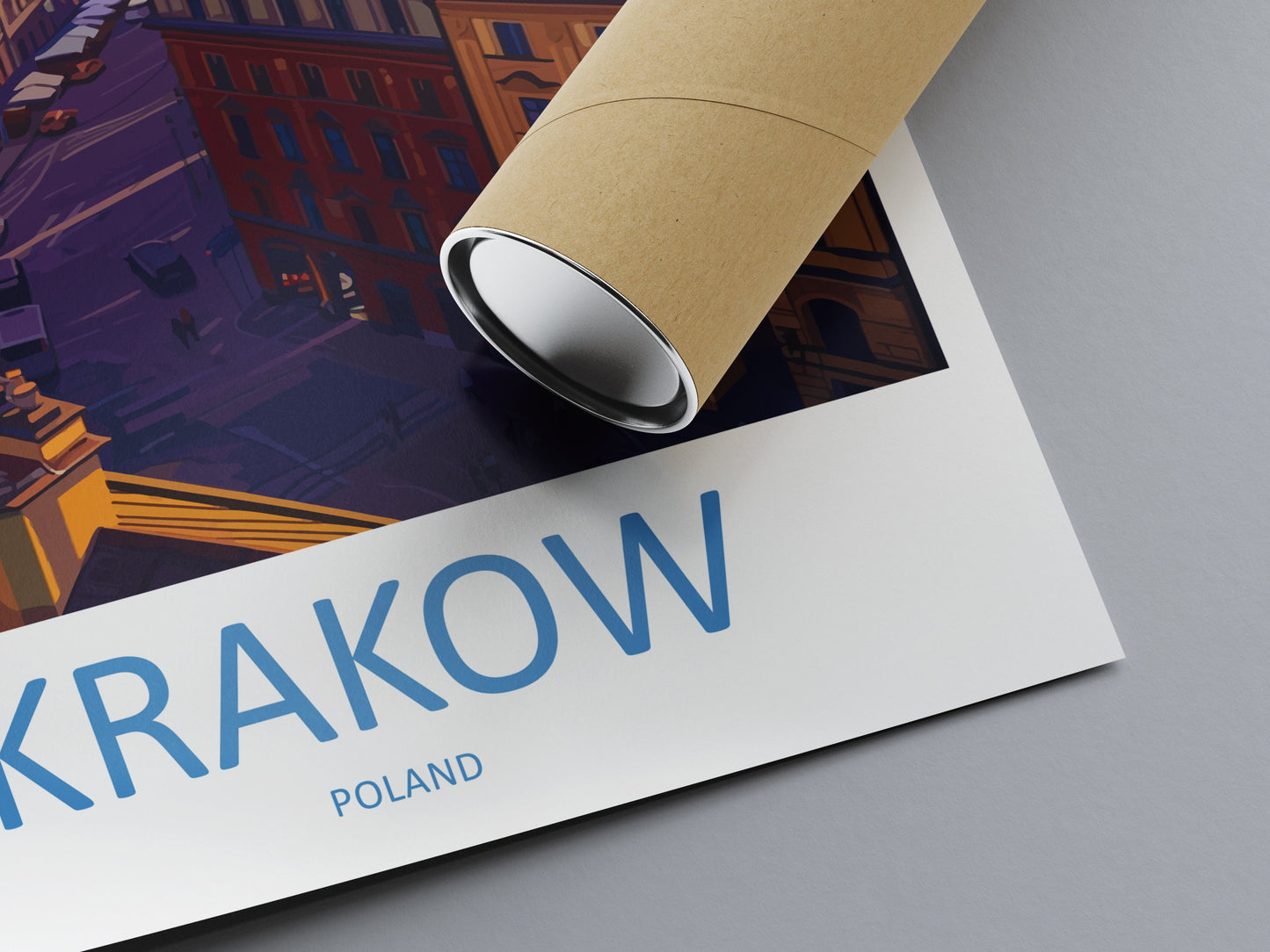 Krakow Travel Print Wall Art Krakow Wall Hanging Home Décor Krakow Gift Art Lovers Poland Art Lover Gift Krakow Travel Wall Art