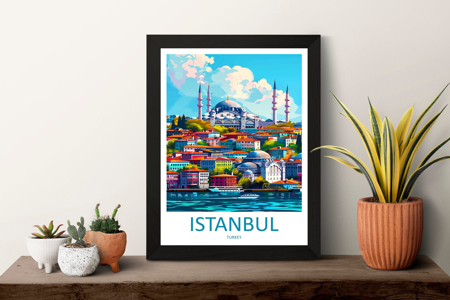 Istanbul Travel Print Wall Art Istanbul Wall Hanging Home Decoration Istanbul Gift Art Lovers Wall Art Print Art Istanbul Wall Print Turkey