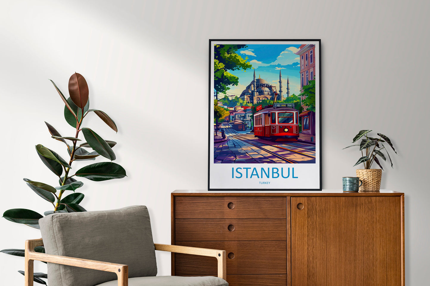 Istanbul Travel Print Wall Art Istanbul Wall Hanging Home Decoration Istanbul Gift Art Lovers Wall Art Print Art Istanbul Wall Print Turkey