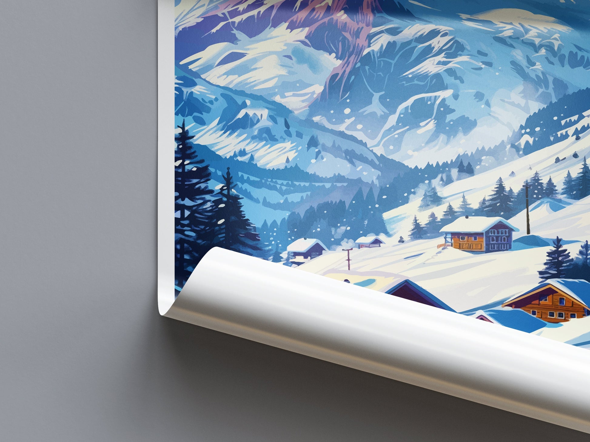 Grindelwald Print Grindelwald Home Décor Switzerland Art Print Grindelwald Wall Print For Switzerland Gift Wall Hanging Grindelwald Home Art