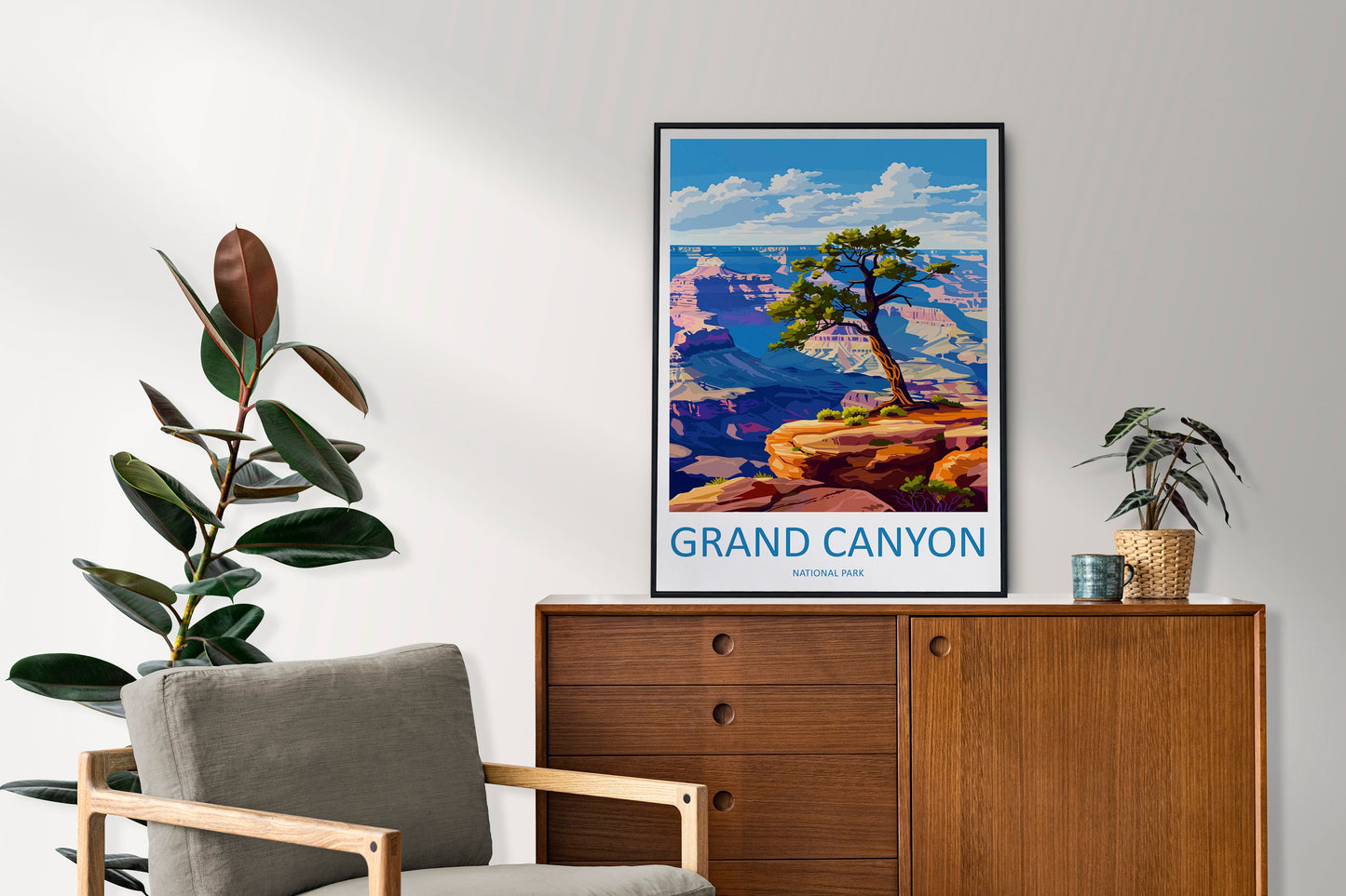 Grand Canyon National Park Travel Print Wall Art Grand Canyon Wall Hanging Home Décor Grand Canyon Gift Art Lovers Arizona Art Lover Gift