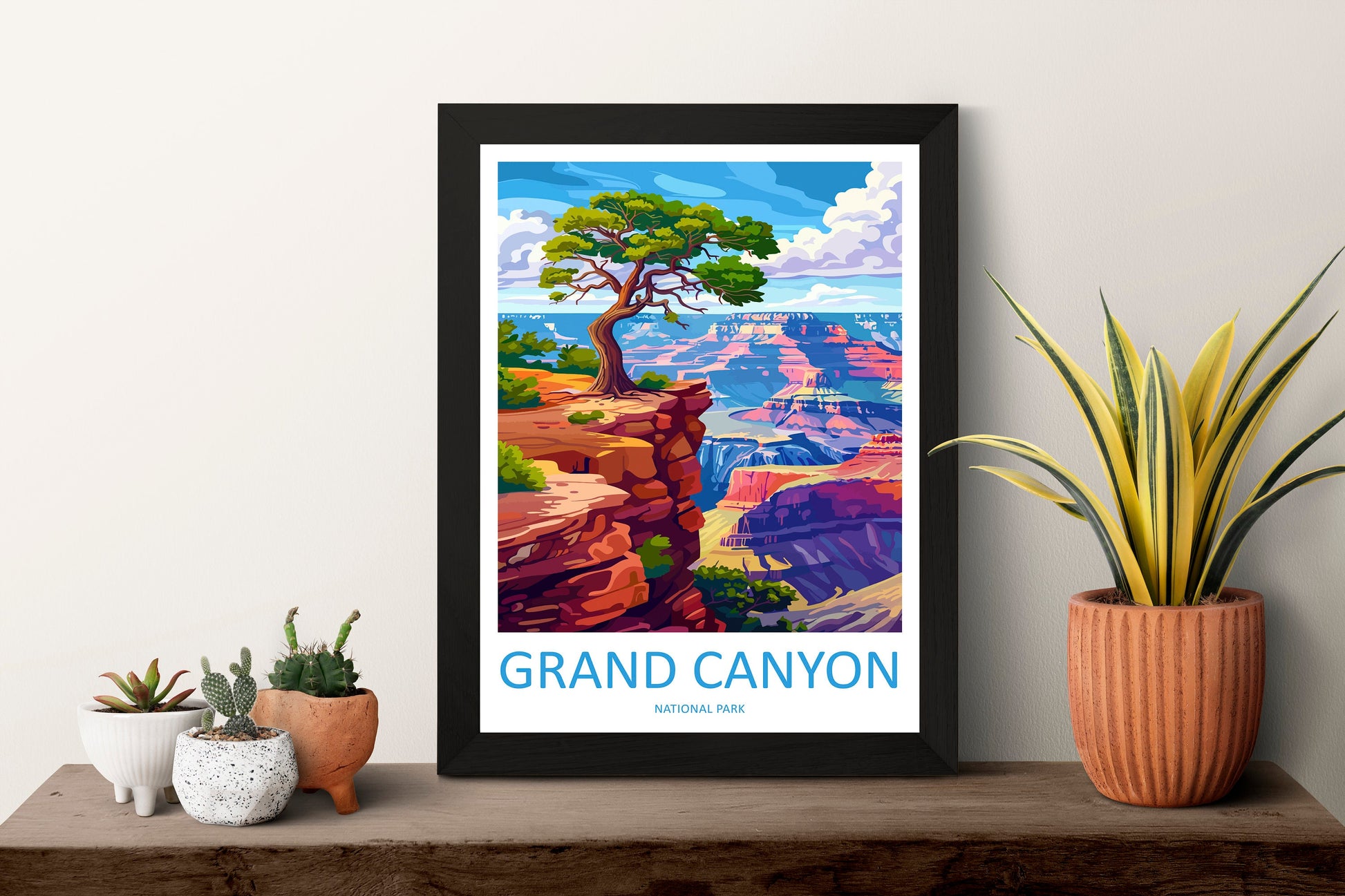 Grand Canyon National Park Travel Print Wall Art Grand Canyon Wall Hanging Home Décor Grand Canyon Gift Art Lovers Arizona Art Lover Gift