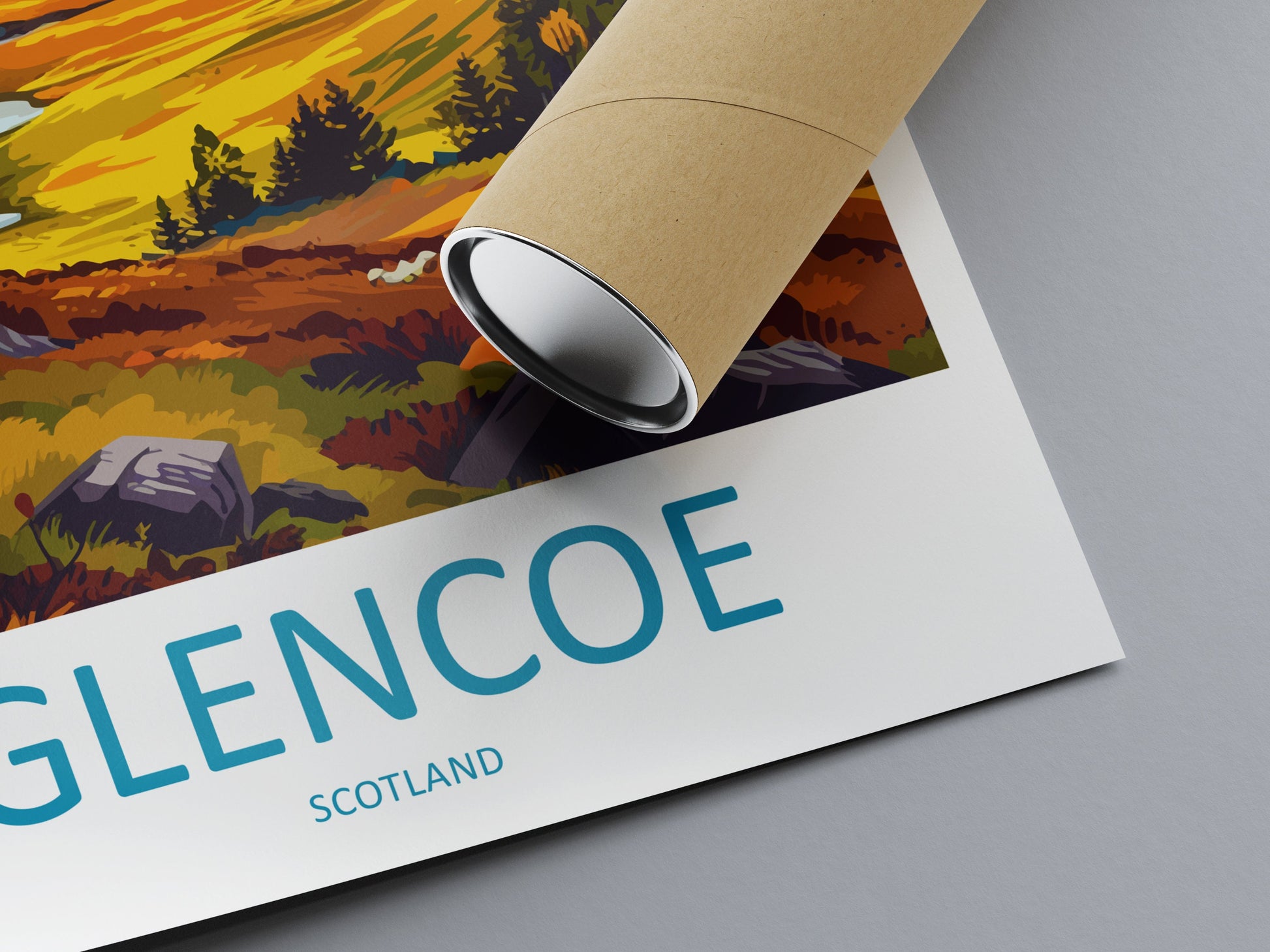 Glencoe Travel Print Wall Art Glencoe Wall Hanging Home Décor Glencoe Gift Art Lovers Scotland Art Lover Gift Glencoe Travel Artwork