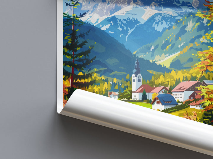 Garmisch-Partenkirchen Travel Print Wall Art Garmisch-Partenkirchen Wall Hanging Home Décor Garmisch-Partenkirchen Gift Art Lovers Germany