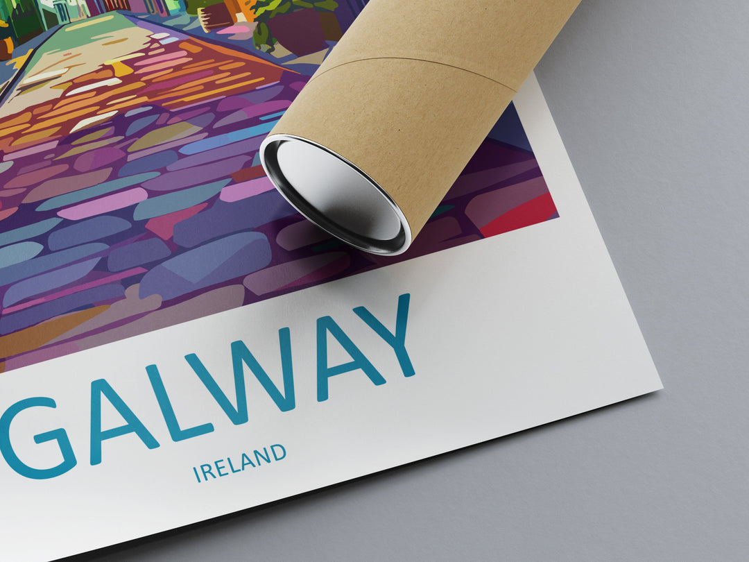 Galway Print Galway Home Decor Galway Square Art Print Galway Wall Art for Ireland Enthusiast Gift Wall Hanging Galway Ireland Wall Décor