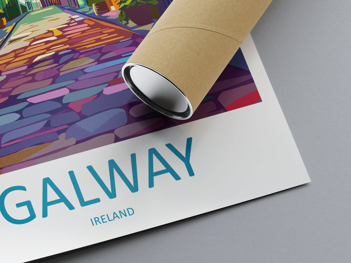 Galway Print Galway Home Decor Galway Square Art Print Galway Wall Art for Ireland Enthusiast Gift Wall Hanging Galway Ireland Wall Décor