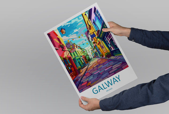 Galway Print Galway Home Decor Galway Square Art Print Galway Wall Art for Ireland Enthusiast Gift Wall Hanging Galway Ireland Wall Décor