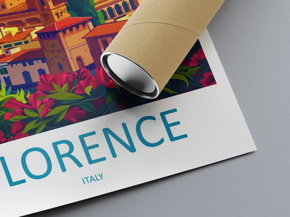 Florence Travel Print Wall Art Florence Italy Wall Hanging Home Decoration Florence Gift Art Lovers Wall Art Print Florence Italy Wall Print