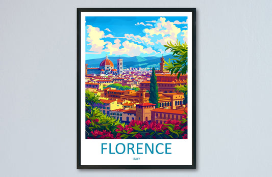 Florence Travel Print Wall Art Florence Italy Wall Hanging Home Decoration Florence Gift Art Lovers Wall Art Print Florence Italy Wall Print