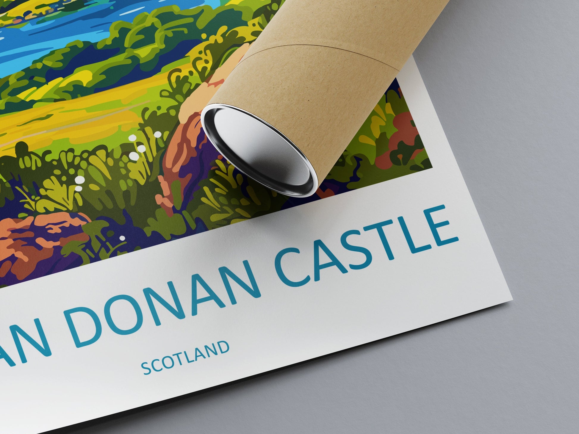 Eilean Donan Travel Print Wall Art Eilean Donan Wall Hanging Home Décor Eilean Donan Gift Art Lovers Scotland Art Lover Gift Eilean Donan