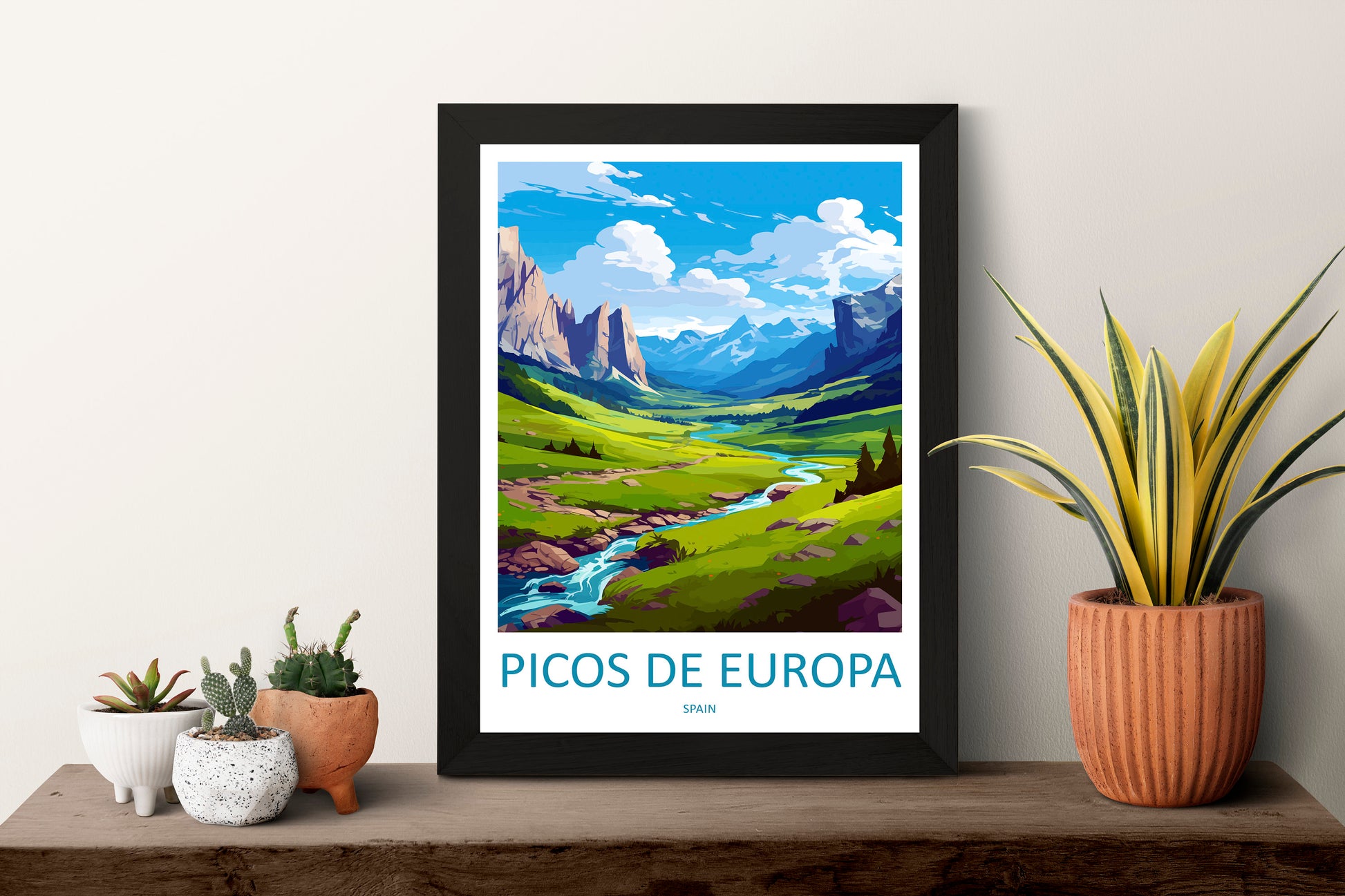 Picos De Europa National Park Travel Print Wall Art Picos De Europa National Park Wall Hanging Home Décor Picos De Europa Gift Art
