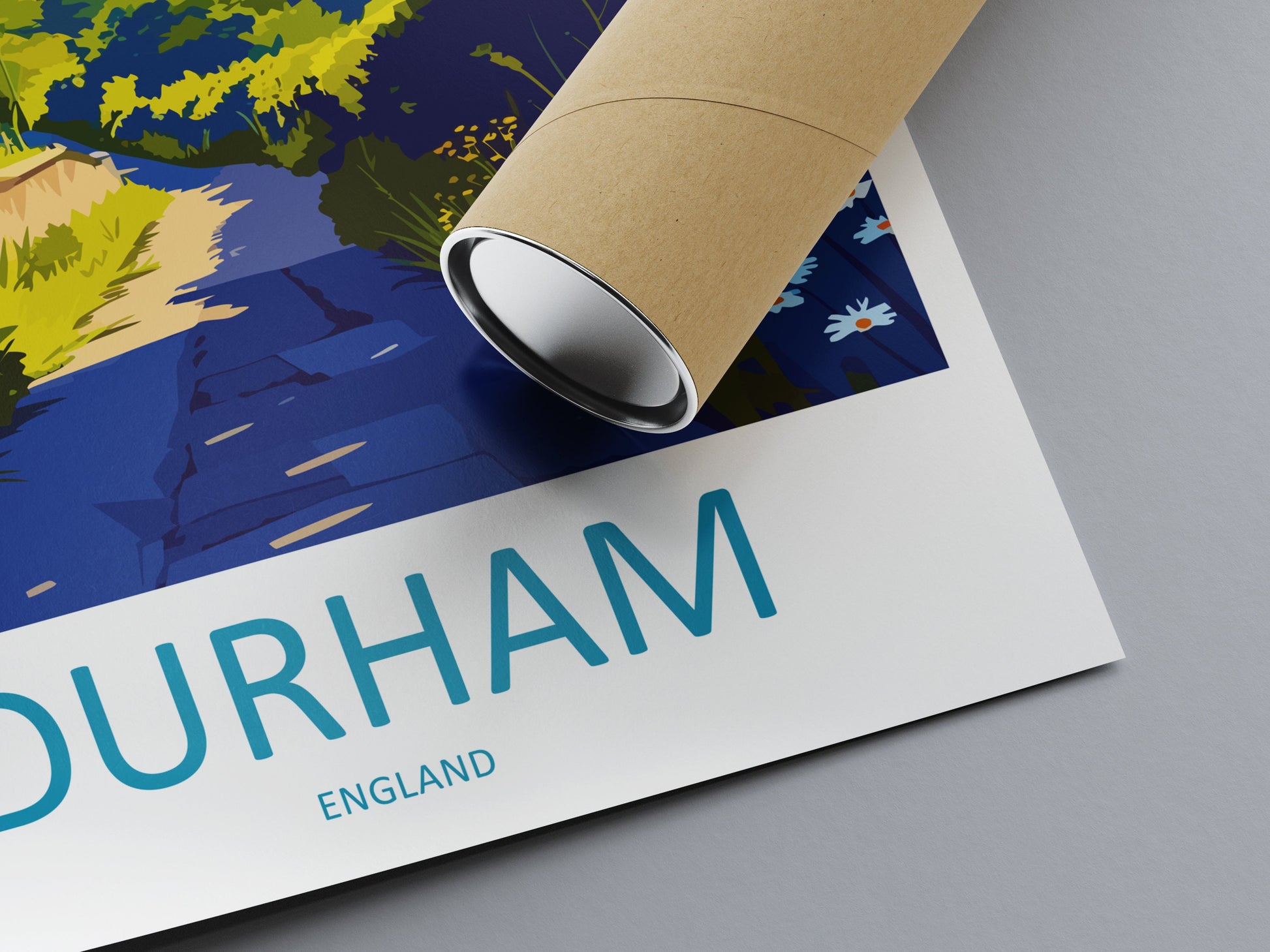 Durham Travel Print Wall Art Durham Wall Hanging Home Décor Durham Gift Art Lovers England Art Lover Gift Durham Travel Art Gift