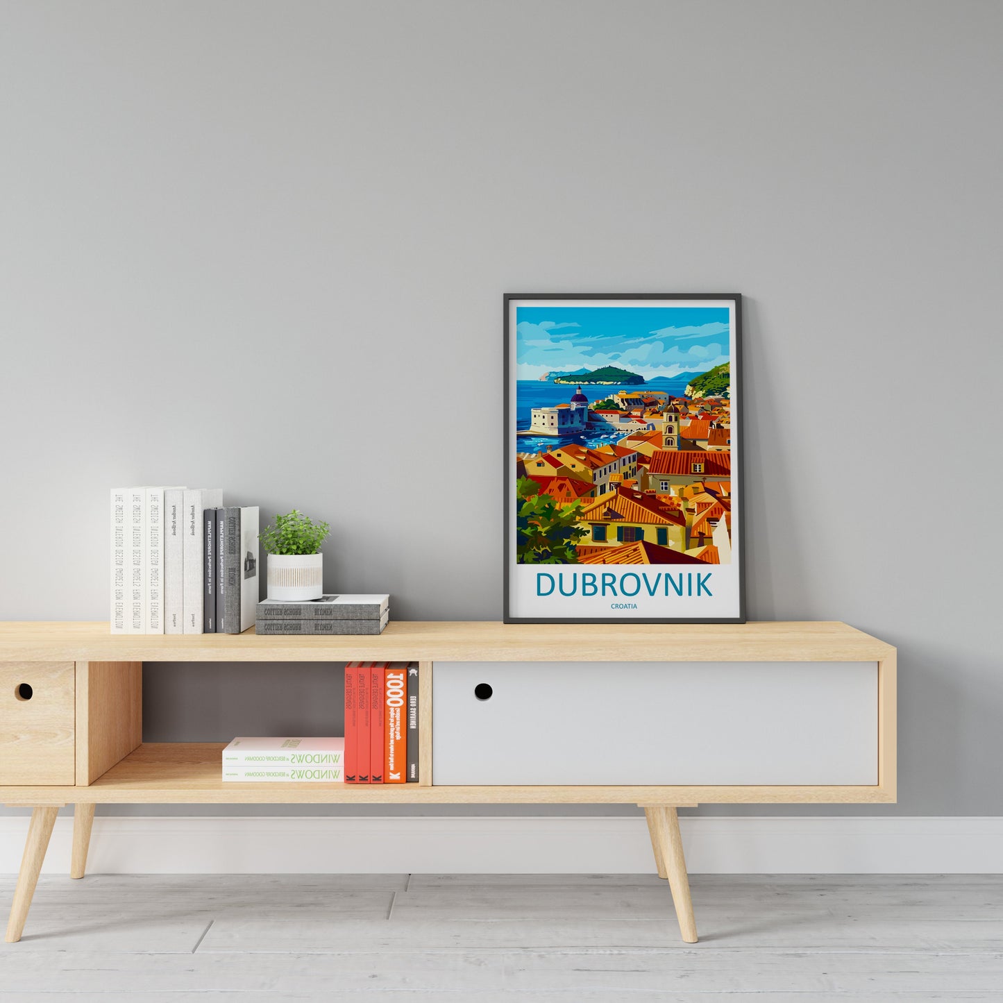Dubrovnik Travel Print Wall Art Dubrovnik Wall Hanging Home Décor Dubrovnik Gift Art Lovers Croatia Art Lover Gift Dubrovnik Poster