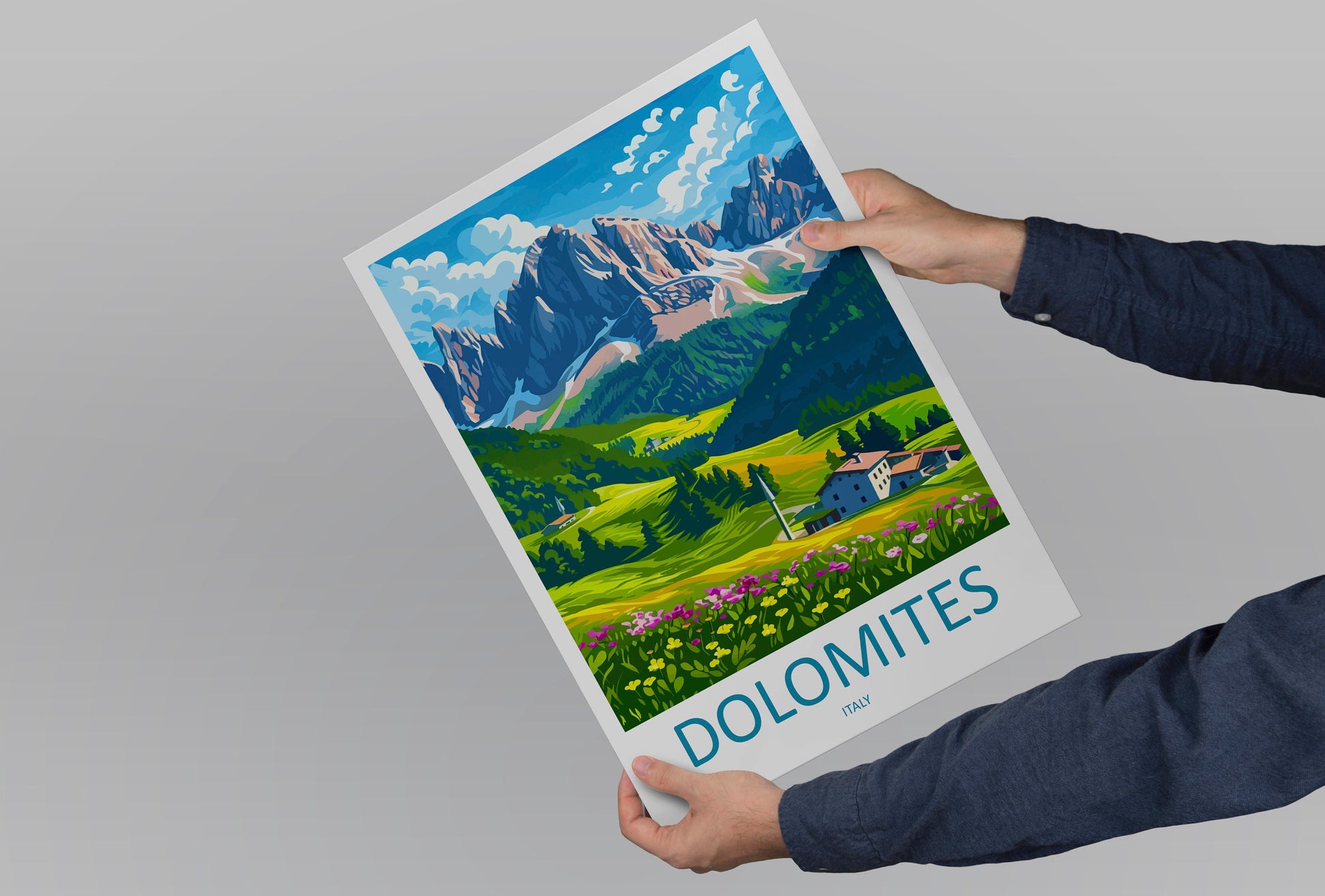 Dolomites Travel Print Dolomites Home Décor Dolomitic Alps Art Print Dolomite Mountains Room Print For Italian Mountains Gift Art Poster Art